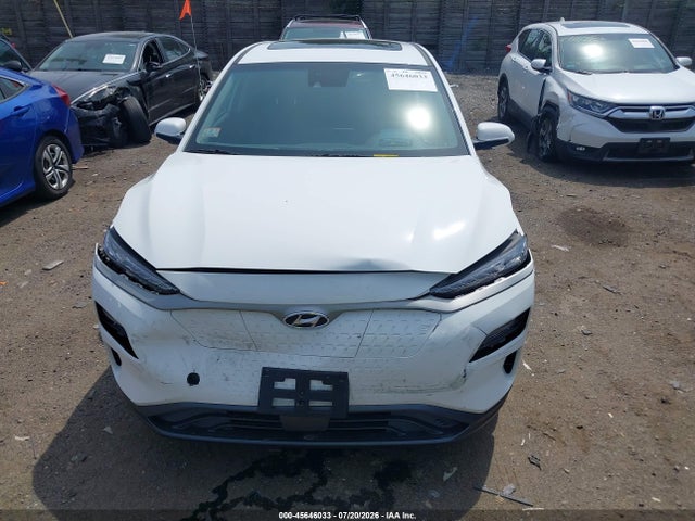 2021 Hyundai Kona Electric Ultimate მანქანა იყიდება აუქციონზე, vin: KM8K53AG6MU128597, აუქციონის ნომერი: 45646033