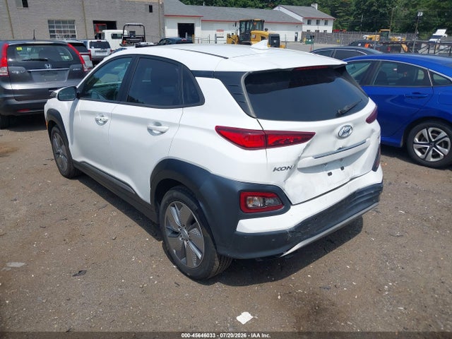2021 Hyundai Kona Electric Ultimate მანქანა იყიდება აუქციონზე, vin: KM8K53AG6MU128597, აუქციონის ნომერი: 45646033