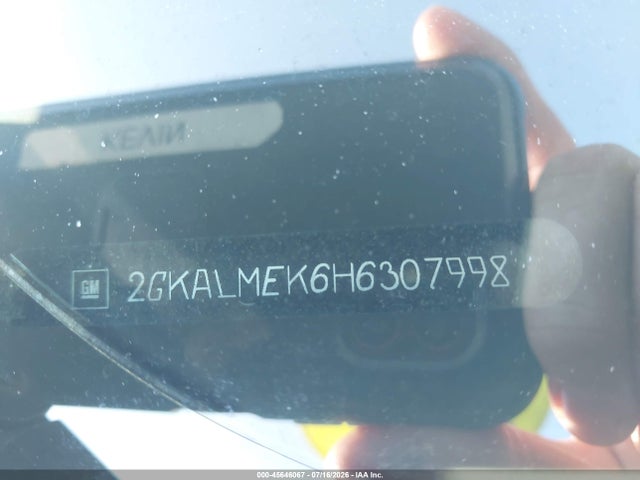 Aukcja sprzedaży 2017 Gmc Terrain Sle-1, vin: 2GKALMEK6H6307998, numer aukcji: 45646067