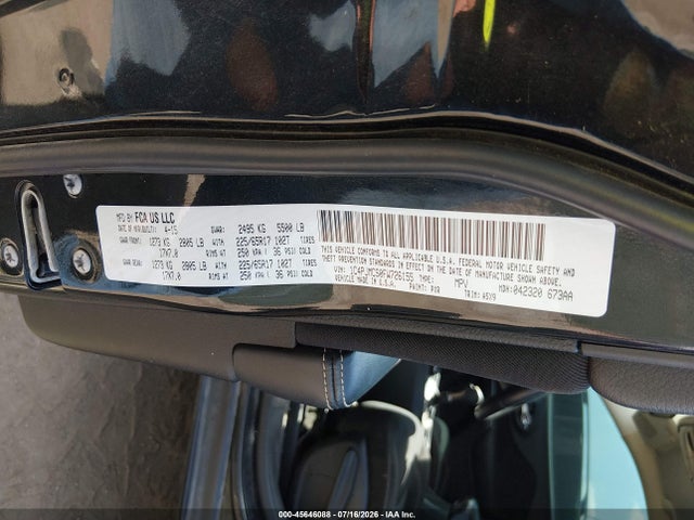 45646088 :رقم المزاد ، 1C4PJMCS0FW726155 vin ، 2015 Jeep Cherokee Latitude مزاد بيع