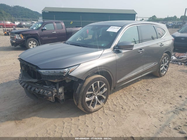 2022 Acura Mdx Technology Package მანქანა იყიდება აუქციონზე, vin: 5J8YE1H45NL027798, აუქციონის ნომერი: 45646248