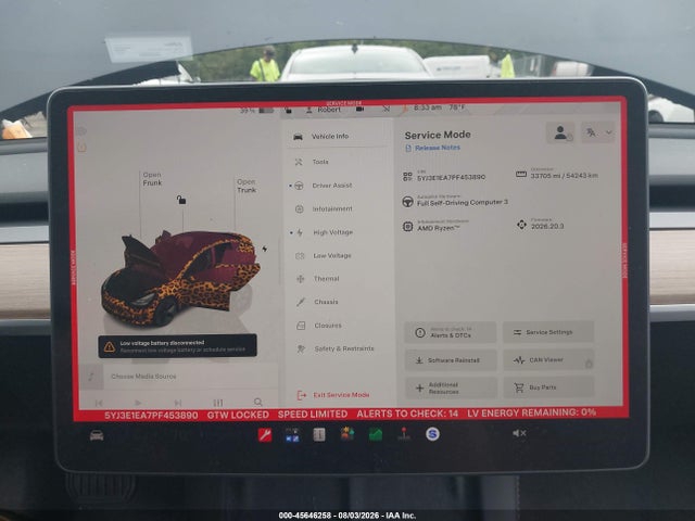 5YJ3E1EA7PF453890 Tesla Model 3 Rear-wheel Drive
