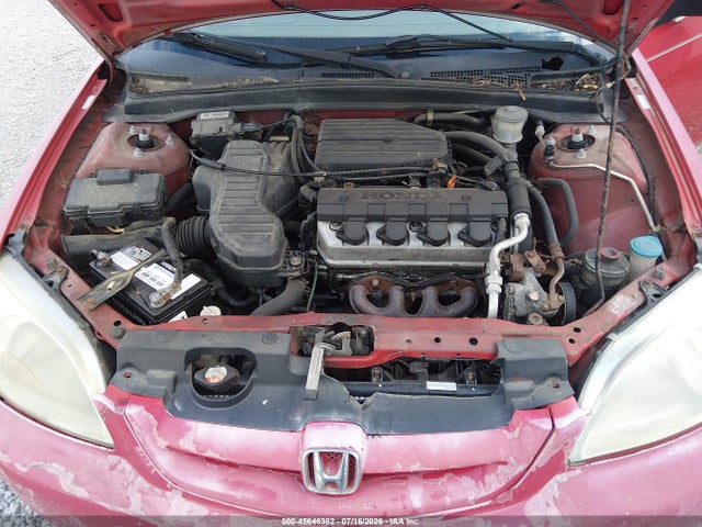 45646382 :رقم المزاد ، 1HGEM22501L014495 vin ، 2001 Honda Civic Lx مزاد بيع