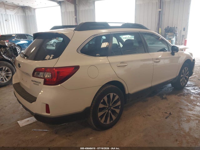 2015 Subaru Outback 2.5i Limited მანქანა იყიდება აუქციონზე, vin: 4S4BSALC4F3218315, აუქციონის ნომერი: 45646418