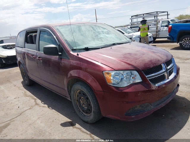 45646454 :رقم المزاد ، 2C4RDGBG4JR160288 vin ، 2018 Dodge Grand Caravan Se مزاد بيع