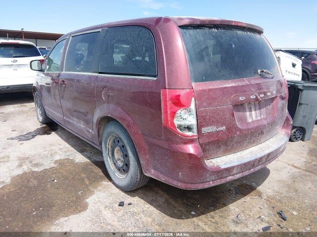 45646454 :رقم المزاد ، 2C4RDGBG4JR160288 vin ، 2018 Dodge Grand Caravan Se مزاد بيع