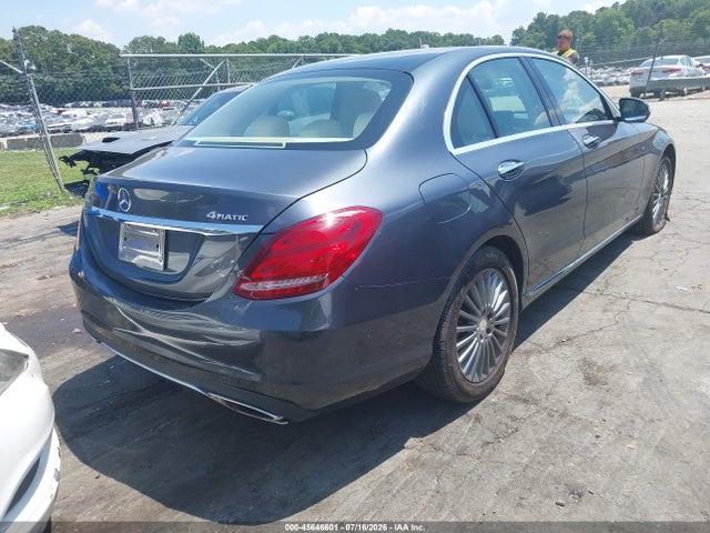 45646601 :رقم المزاد ، 55SWF4KB1FU038358 vin ، 2015 Mercedes-benz C 300 Luxury 4matic مزاد بيع