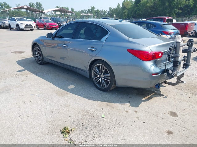 Продажа на аукционе авто 2014 Infiniti Q50 Sport, vin: JN1BV7AP1EM672926, номер лота: 45646651