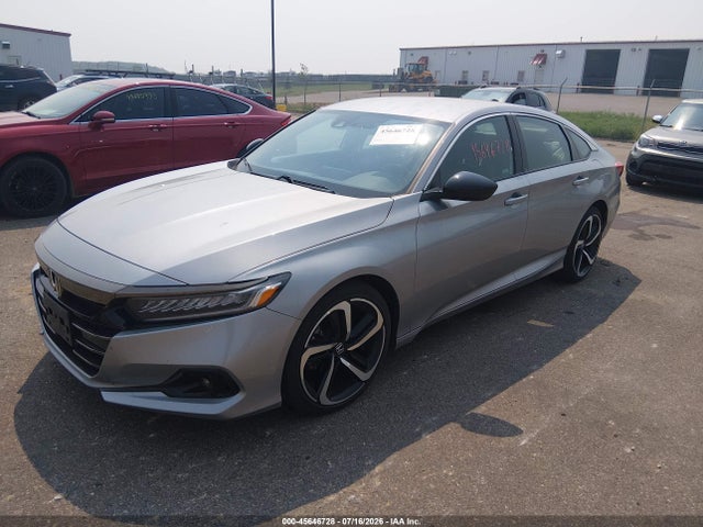 2022 Honda Accord Sport მანქანა იყიდება აუქციონზე, vin: 1HGCV1F34NA010474, აუქციონის ნომერი: 45646728