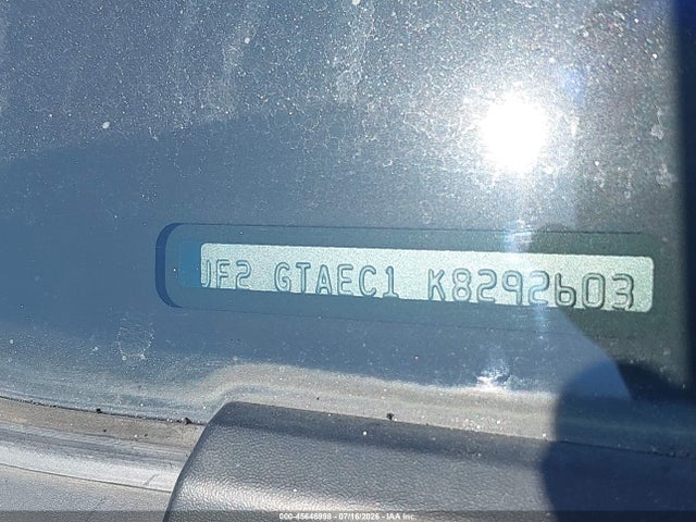 45646998 :رقم المزاد ، JF2GTAEC1K8292603 vin ، 2019 Subaru Crosstrek 2.0i Premium مزاد بيع
