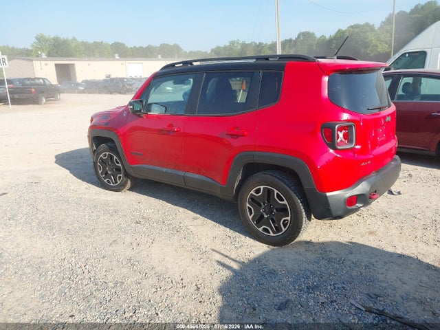 2016 Jeep Renegade Trailhawk მანქანა იყიდება აუქციონზე, vin: ZACCJBCT3GPD66440, აუქციონის ნომერი: 45647035