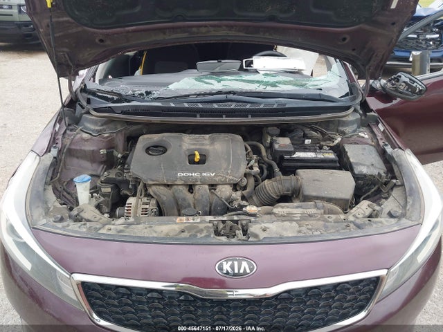 45647151 :رقم المزاد ، 3KPFK4A70JE190155 vin ، 2018 Kia Forte Lx مزاد بيع