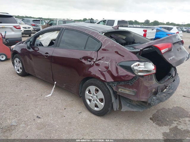 45647151 :رقم المزاد ، 3KPFK4A70JE190155 vin ، 2018 Kia Forte Lx مزاد بيع