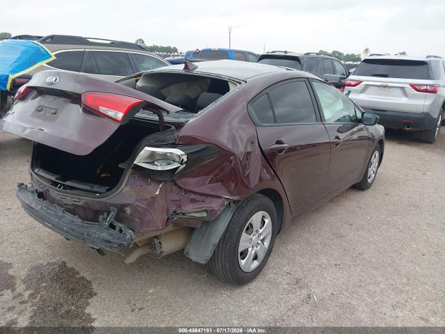 45647151 :رقم المزاد ، 3KPFK4A70JE190155 vin ، 2018 Kia Forte Lx مزاد بيع