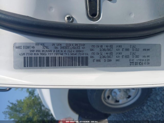 2018 Ram 2500 Tradesman  4x4 8' Box მანქანა იყიდება აუქციონზე, vin: 3C6TR5HT7JG363642, აუქციონის ნომერი: 45647156