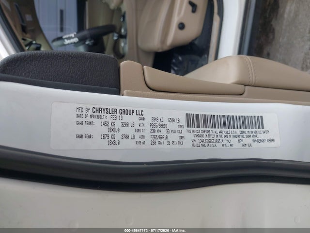 Aukcja sprzedaży 2014 Jeep Grand Cherokee Limited, vin: 1C4RJFBG8EC103514, numer aukcji: 45647173