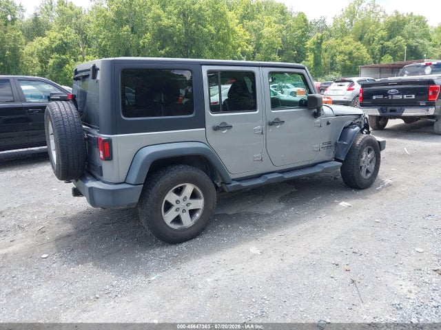 45647363 :رقم المزاد ، 1C4BJWDG6HL521511 vin ، 2017 Jeep Wrangler Unlimited Sport مزاد بيع