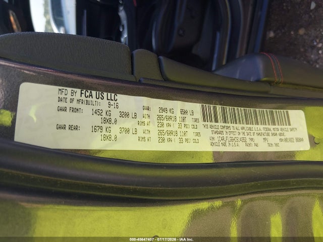 Jeep Grand Cherokee Trailhawk 2017 1C4RJFLG6HC614352 Image 9