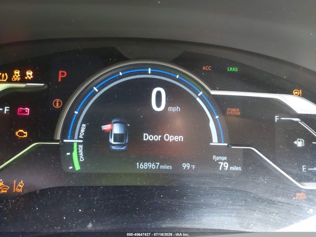 Продаж на аукціоні авто 2018 Honda Clarity Plug-in Hybrid Touring, vin: JHMZC5F3XJC012569, номер лоту: 45647427