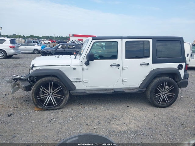 45647481 :رقم المزاد ، 1C4BJWDG8HL671474 vin ، 2017 Jeep Wrangler Unlimited Sport مزاد بيع