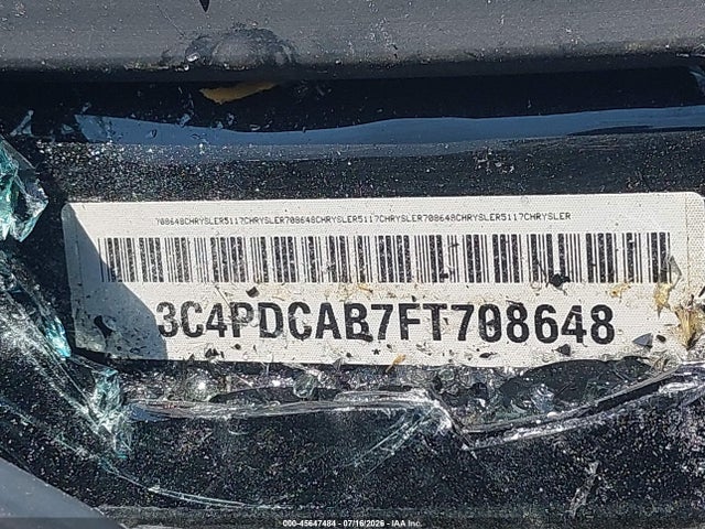 45647484 :رقم المزاد ، 3C4PDCAB7FT708648 vin ، 2015 Dodge Journey American Value Pkg مزاد بيع