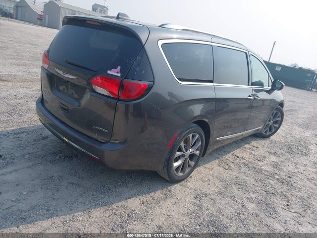 2018 Chrysler Pacifica Limited მანქანა იყიდება აუქციონზე, vin: 2C4RC1GG4JR186480, აუქციონის ნომერი: 45647519