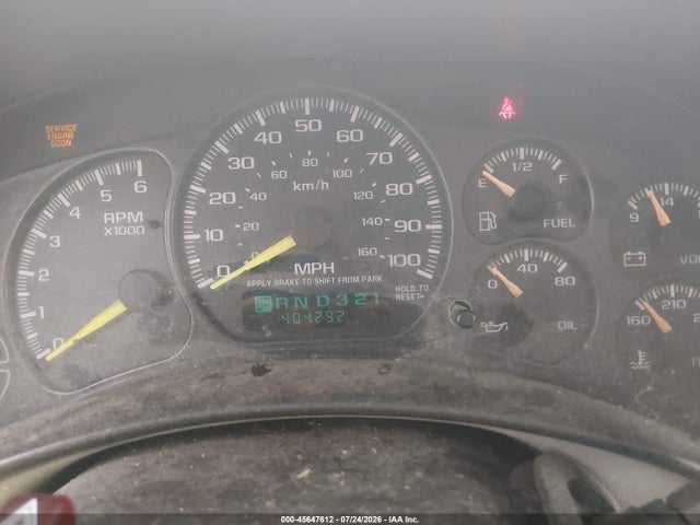 Aukcja sprzedaży 2000 Gmc Yukon Xl 1500 Slt, vin: 3GKFK16T3YG109592, numer aukcji: 45647612