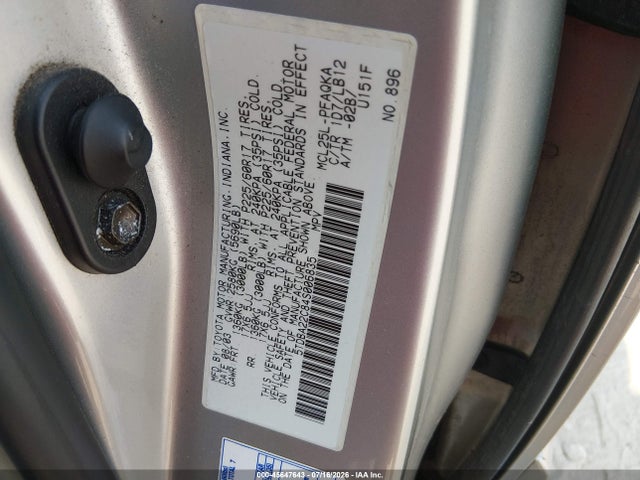 2004 Toyota Sienna Xle მანქანა იყიდება აუქციონზე, vin: 5TDBA22C84S006835, აუქციონის ნომერი: 45647643