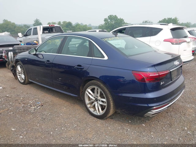 Продаж на аукціоні авто 2024 Audi A4 Premium Plus 45 Tfsi S Line Quattro S Tronic, vin: WAUEAAF47RN013845, номер лоту: 45647851