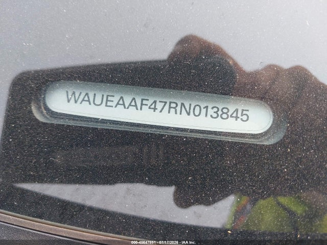 Продаж на аукціоні авто 2024 Audi A4 Premium Plus 45 Tfsi S Line Quattro S Tronic, vin: WAUEAAF47RN013845, номер лоту: 45647851