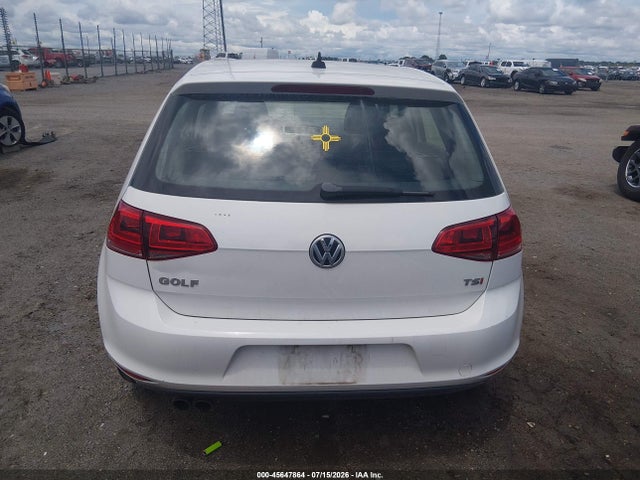 2016 Volkswagen Golf Tsi S 4-door მანქანა იყიდება აუქციონზე, vin: 3VW117AU5GM050618, აუქციონის ნომერი: 45647864