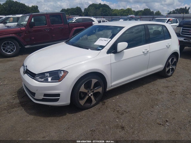 2016 Volkswagen Golf Tsi S 4-door მანქანა იყიდება აუქციონზე, vin: 3VW117AU5GM050618, აუქციონის ნომერი: 45647864