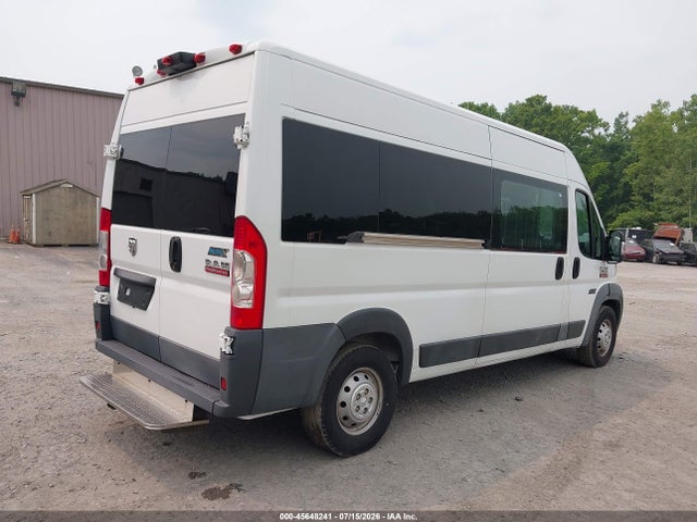 Продажа на аукционе авто 2018 Ram Promaster 2500 Window Van High Roof 159 Wb, vin: 3C7WRVPGXJE154730, номер лота: 45648241