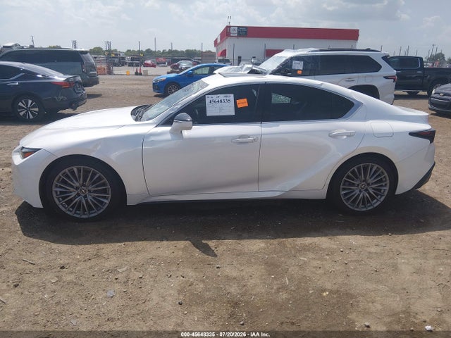 2023 Lexus Is 300 მანქანა იყიდება აუქციონზე, vin: JTHD81F28P5051041, აუქციონის ნომერი: 45648335