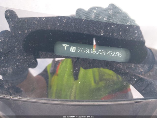 45648497 :رقم المزاد ، 5YJ3E1EC0PF472315 vin ، 2023 Tesla Model 3 Performance Dual Motor All-wheel Drive مزاد بيع