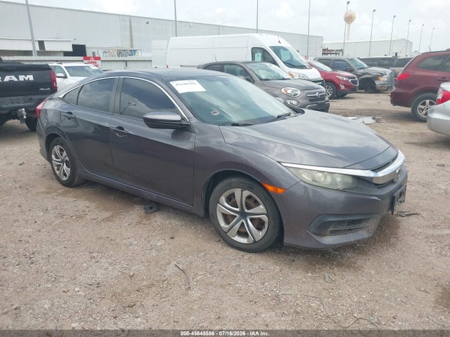 45648586 :رقم المزاد ، 19XFC2F56GE024238 vin ، 2016 Honda Civic Lx مزاد بيع