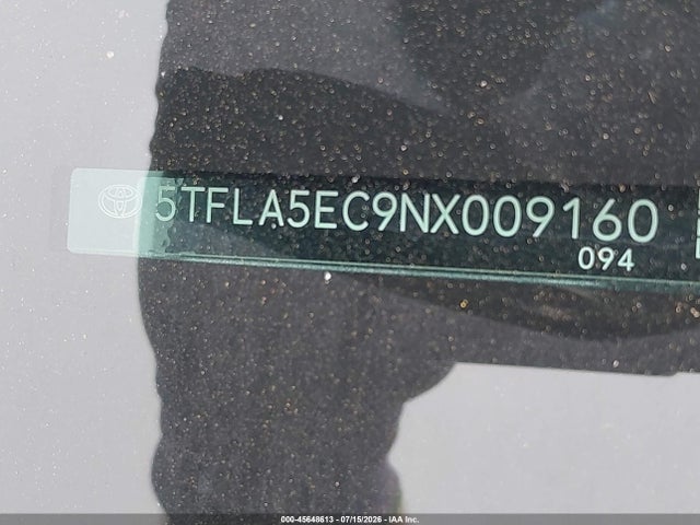 Toyota Tundra Sr5 2022 5TFLA5EC9NX009160 Image 17