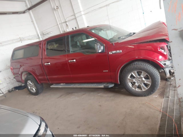 2016 Ford F-150 Lariat მანქანა იყიდება აუქციონზე, vin: 1FTFW1EGXGKD95419, აუქციონის ნომერი: 45648691