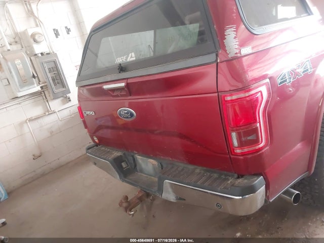 2016 Ford F-150 Lariat მანქანა იყიდება აუქციონზე, vin: 1FTFW1EGXGKD95419, აუქციონის ნომერი: 45648691