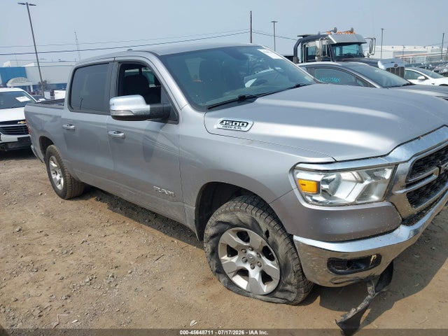 2022 Ram 1500 Big Horn მანქანა იყიდება აუქციონზე, vin: 1C6SRFFT5NN108649, აუქციონის ნომერი: 45648711
