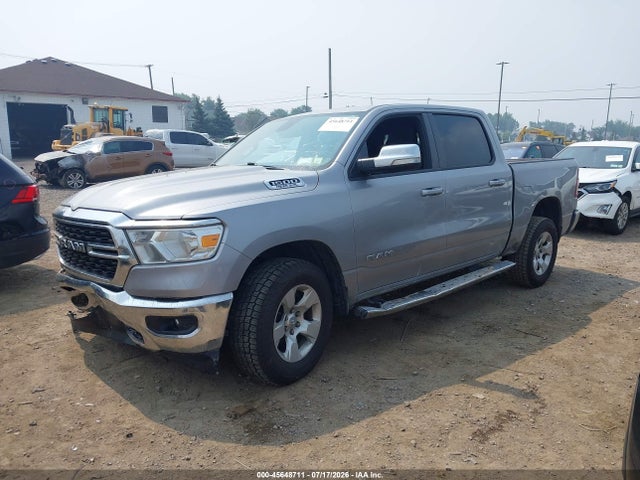 2022 Ram 1500 Big Horn მანქანა იყიდება აუქციონზე, vin: 1C6SRFFT5NN108649, აუქციონის ნომერი: 45648711