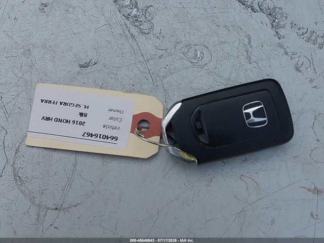Aukcja sprzedaży 2016 Honda Hr-v Ex, vin: 3CZRU6H58GM737267, numer aukcji: 45648843