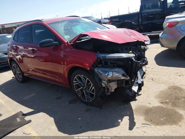 45648845 :رقم المزاد ، KM8K3CA36NU872785 vin ، 2022 Hyundai Kona N Line مزاد بيع