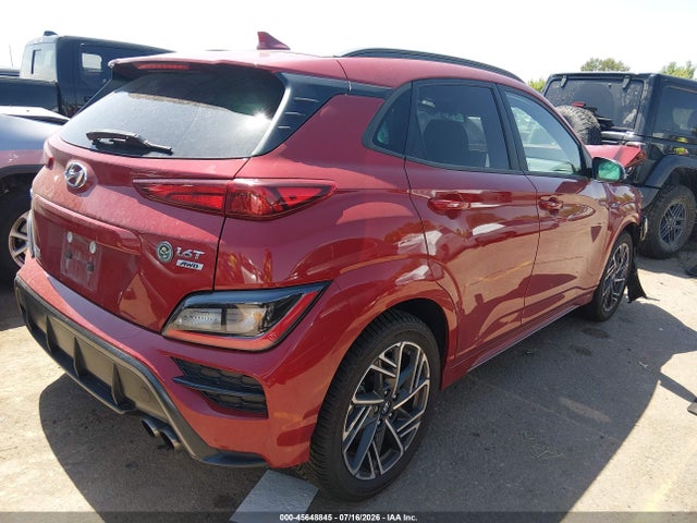 Aukcja sprzedaży 2022 Hyundai Kona N Line, vin: KM8K3CA36NU872785, numer aukcji: 45648845