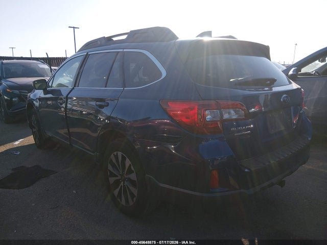2016 Subaru Outback 2.5i Limited მანქანა იყიდება აუქციონზე, vin: 4S4BSBLC2G3234438, აუქციონის ნომერი: 45648875