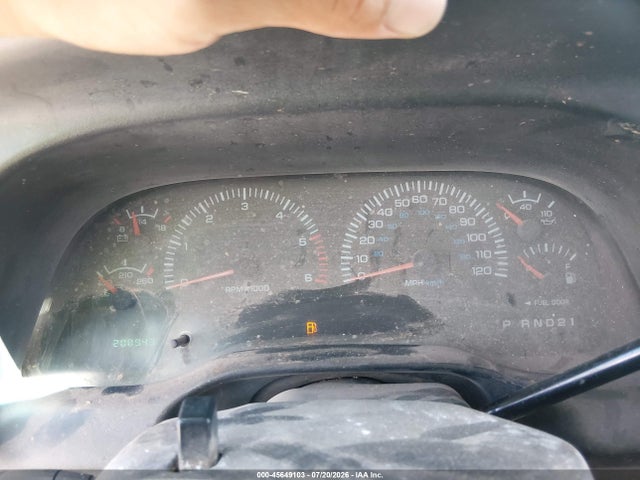 2000 Dodge Ram 1500 St მანქანა იყიდება აუქციონზე, vin: 1B7HC13Y0YJ133638, აუქციონის ნომერი: 45649103