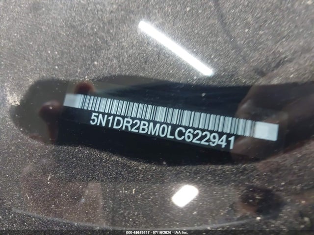 Продажа на аукционе авто 2020 Nissan Pathfinder Sv 4wd, vin: 5N1DR2BM0LC622941, номер лота: 45649317