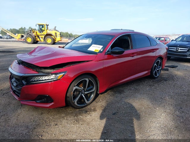 2022 Honda Accord Sport Special Edition მანქანა იყიდება აუქციონზე, vin: 1HGCV1F42NA038492, აუქციონის ნომერი: 45649500