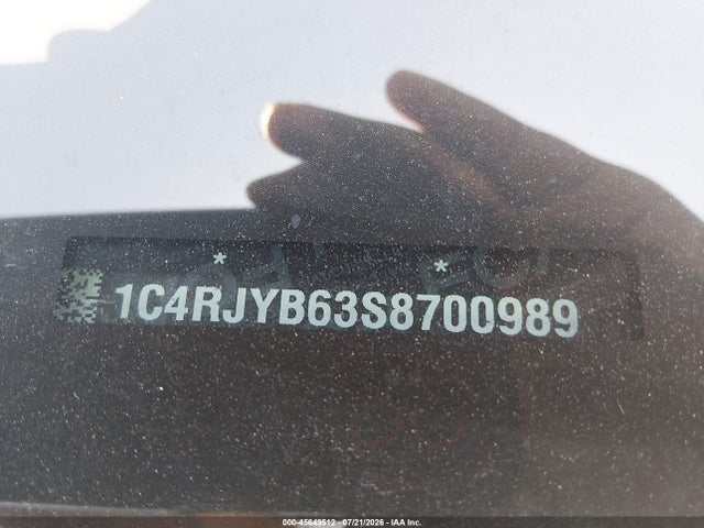 1C4RJYB63S8700989 Jeep Grand Cherokee 4xe