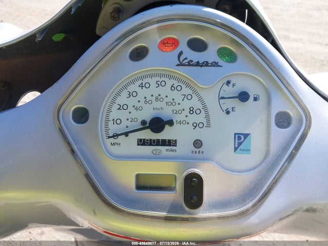 2006 Vespa Lx 150 მანქანა იყიდება აუქციონზე, vin: ZAPM448F465001295, აუქციონის ნომერი: 45649577